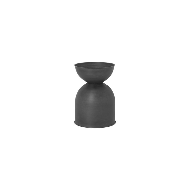 ferm LIVING ferm LIVING hourglass plantenpot  XS zwart