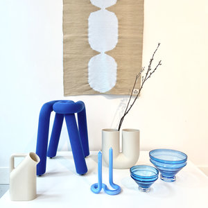 Moustache Bold Stool blue