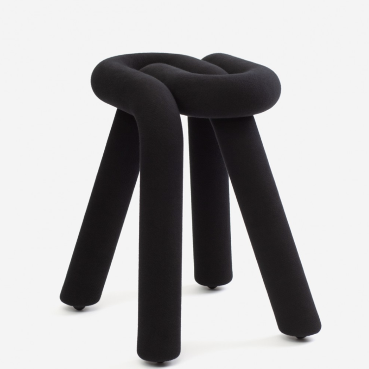 Moustache Kruk Bold Stool zwart