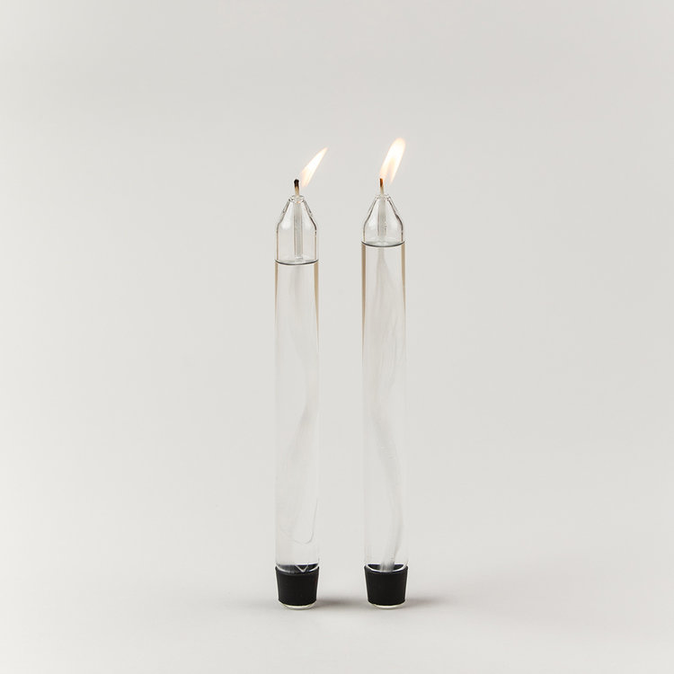 Studio About Studio About set of 2 glass candle helder