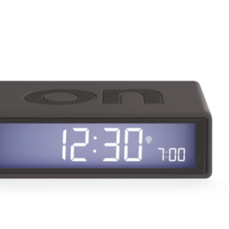 Lexon Lexon alarm clock Flip+ dark grey