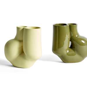 HAY HAY vase Chubby olive green