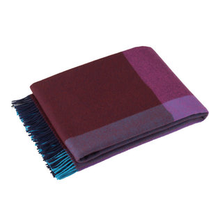 Vitra Vitra Colour Block Blanket blue bordeaux