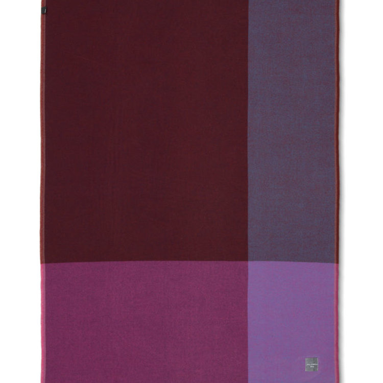 Vitra Vitra Colour Block Blanket blue bordeaux