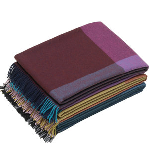 Vitra Vitra Colour Block Blanket blue bordeaux