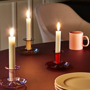 HAY HAY candleholder Flare low yellow