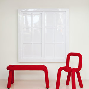 Moustache Stoel Bold Chair rood