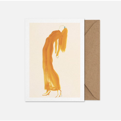 Paper Collective Art card The Saffron Dress Paper Collective Art card The Saffron Dress