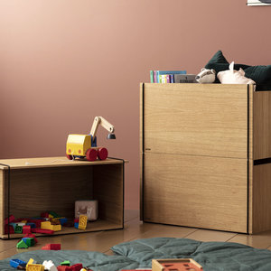 Moebe Moebe Storage Box oak black