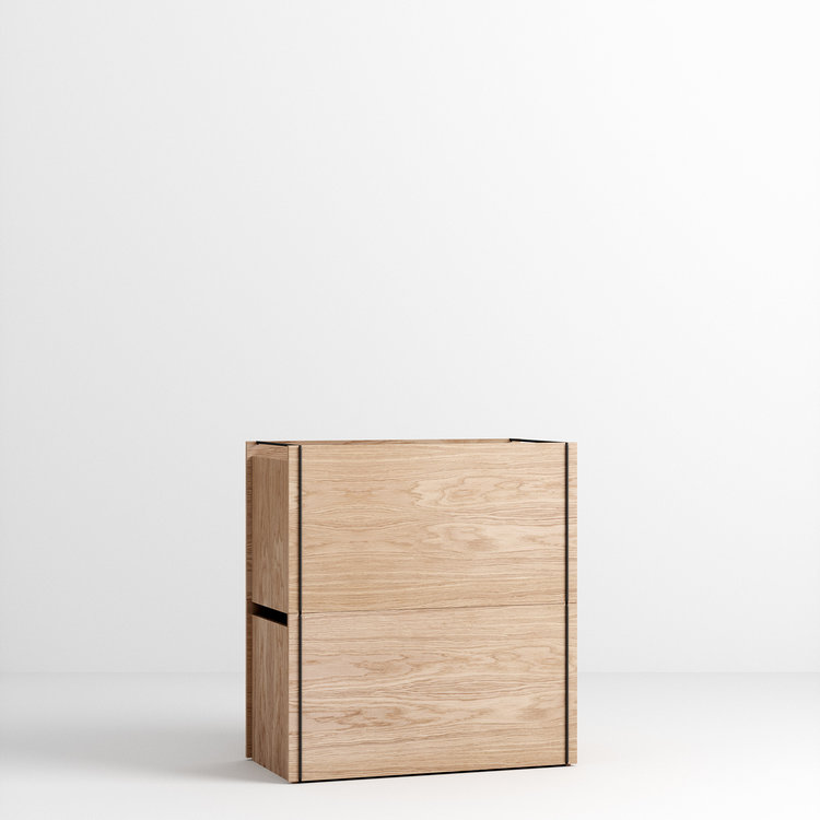 Moebe Moebe Storage Box oak white