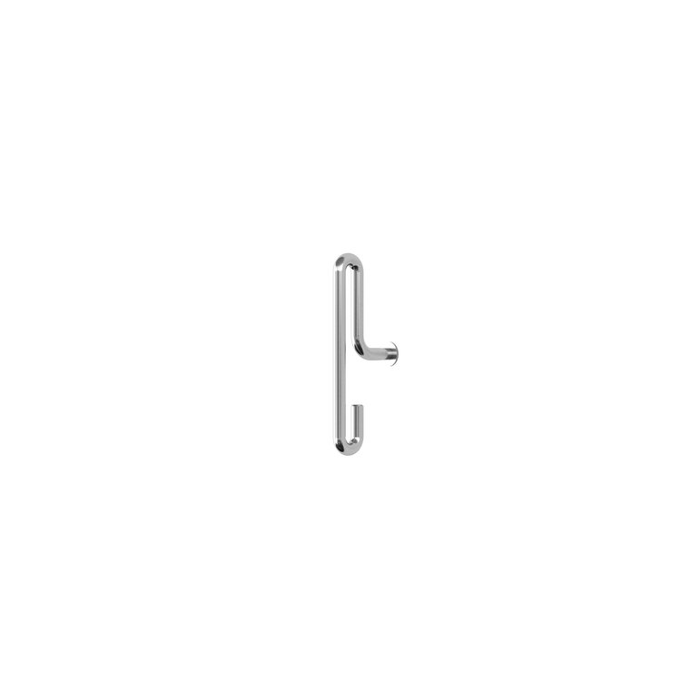 Moebe Moebe Wall Hook klein chroom 2pcs