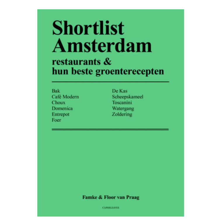 Boek Shortlist Amsterdam Groen