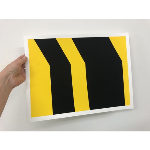 Groen+Akker Silkscreen yellow-black 30x40 cm