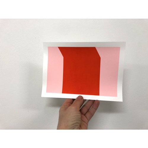Groen+Akker Silkscreen pink-red 15x21 cm Groen+Akker Silkscreen pink-red 15x21 cm