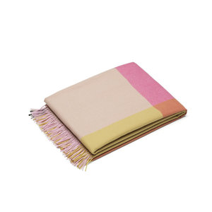 Vitra Vitra deken Colour Block roze beige