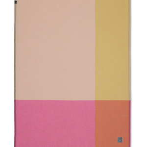 Vitra Vitra deken Colour Block roze beige