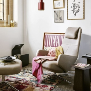 Vitra Vitra deken Colour Block roze beige