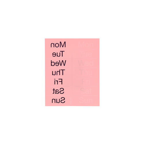 Marjolein Delhaas Weekly Notepad roze Marjolein Delhaas Weekly Notepad roze