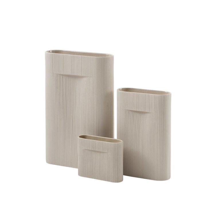 Muuto Muuto vaas Ridge beige H35cm