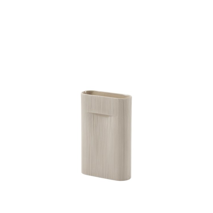 Muuto Muuto vase Ridge beige H35cm