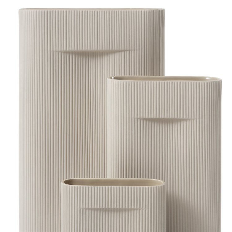 Muuto Muuto vaas Ridge beige H48,5cm