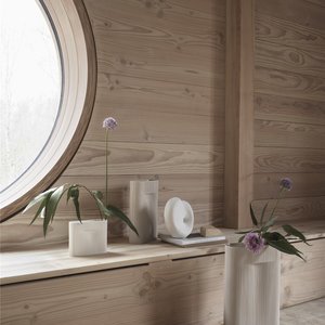 Muuto Muuto vase Ridge off white H16,5cm