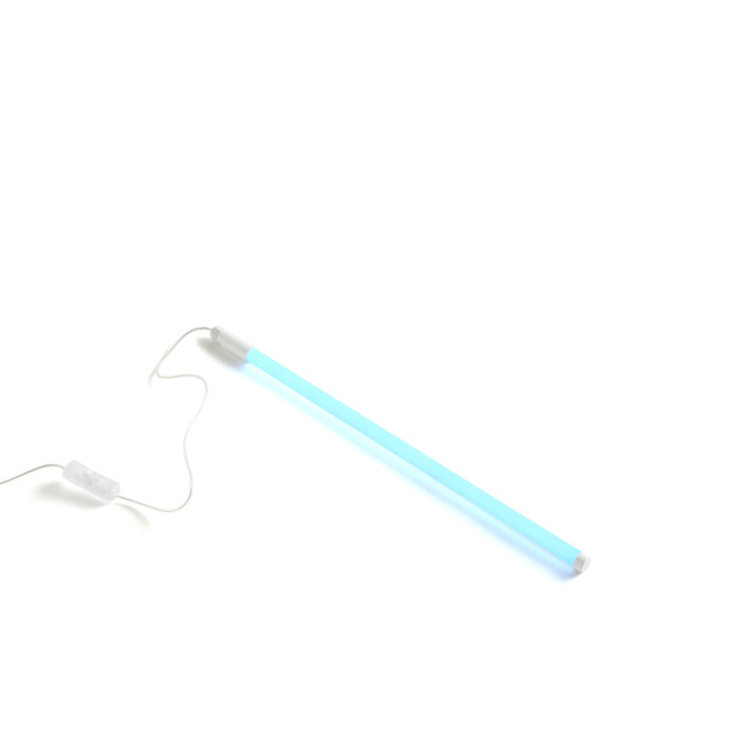 HAY Hay Lamp neon tube slim 50 cm blue