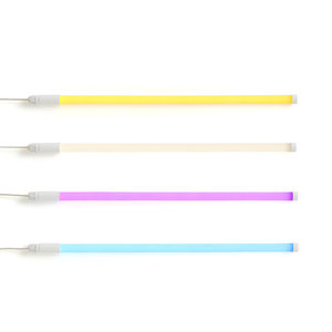 HAY HAY Lamp neon tube slim 50 cm blauw