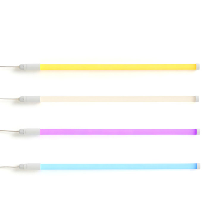 HAY HAY Lamp neon tube slim 50 cm blauw