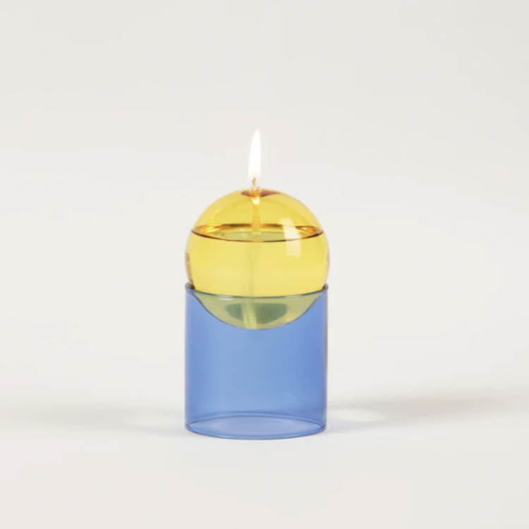 Studio About Studio About oil lamp Oil Bubble high yellow-blue
