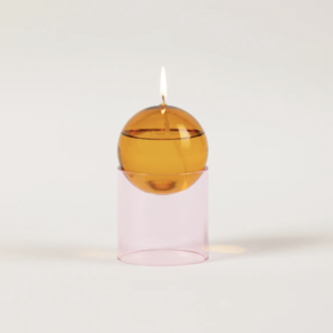 Studio About Studio About olielamp Oil Bubble hoog amber-roze