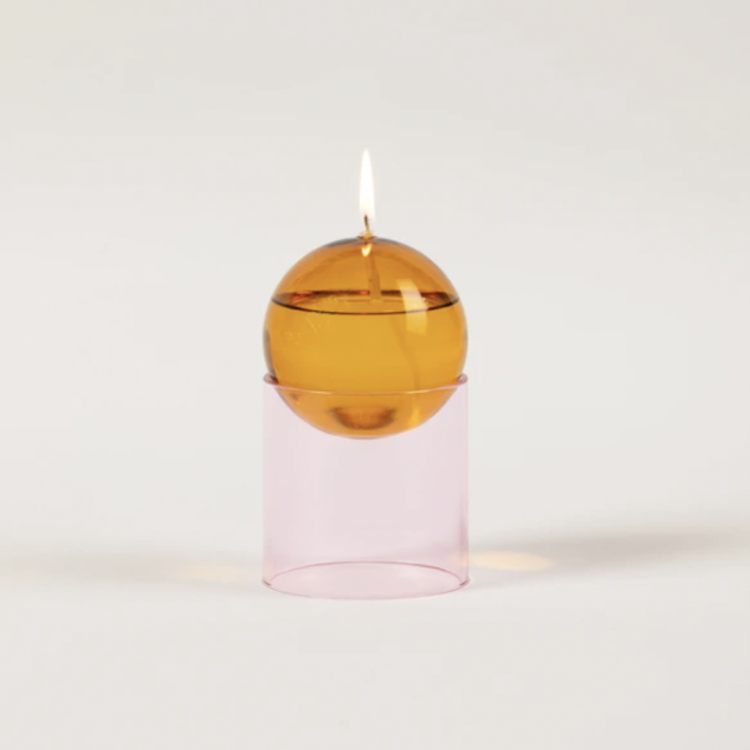 Studio About  Studio About oil lamp Oil Bubble high amber-pink