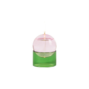 Studio About Studio About oil lamp Oil Bubble laag roze-groen