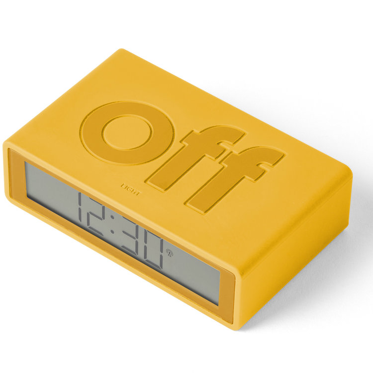 Lexon Lexon alarm clock Flip+ yellow