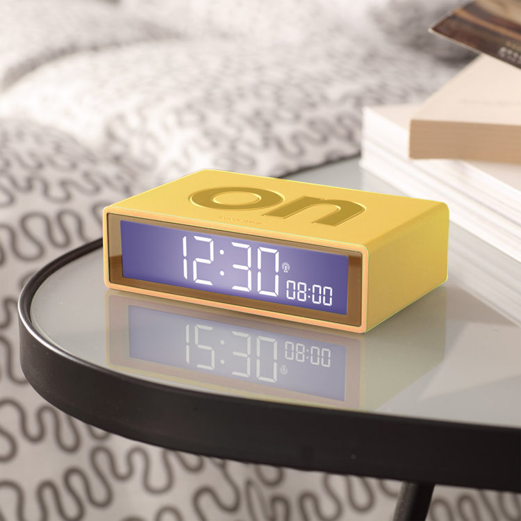 Lexon Lexon alarm clock Flip+ yellow