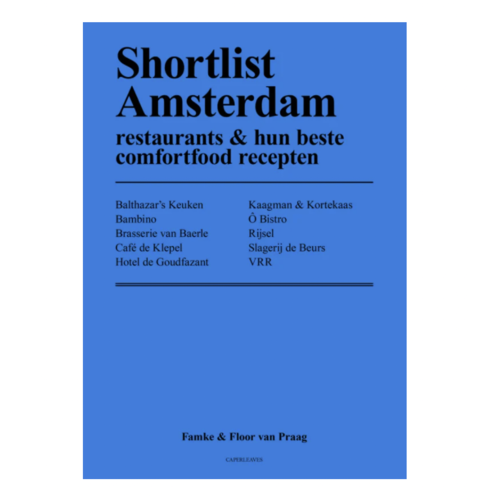 Boek Shortlist Amsterdam Blauw Boek Shortlist Amsterdam Blauw