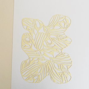 Studio About Studio About papercut A4 yellow