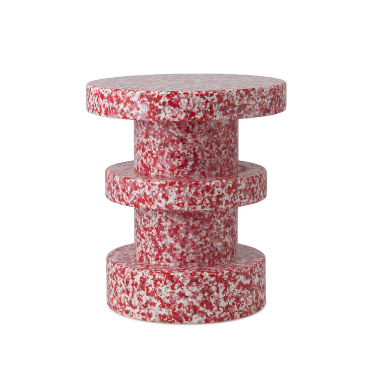 Normann Copenhagen Bit Stool stack red