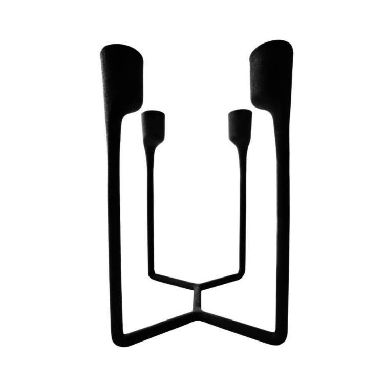 Normann Copenhagen Candlestick 4 heima  black