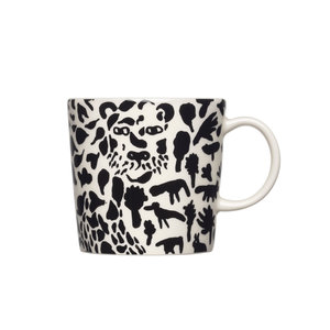 Iittala Oiva Toikka beker Cheetah zwart 0,3L