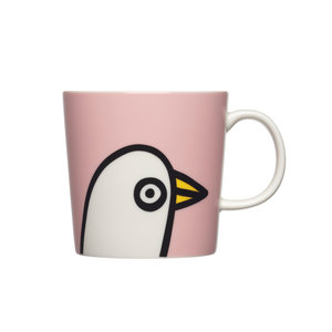 Iittala Oiva Toikka beker Birdie roze 0,3L