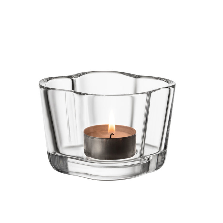 Iittala Aalto tealight candleholder clear