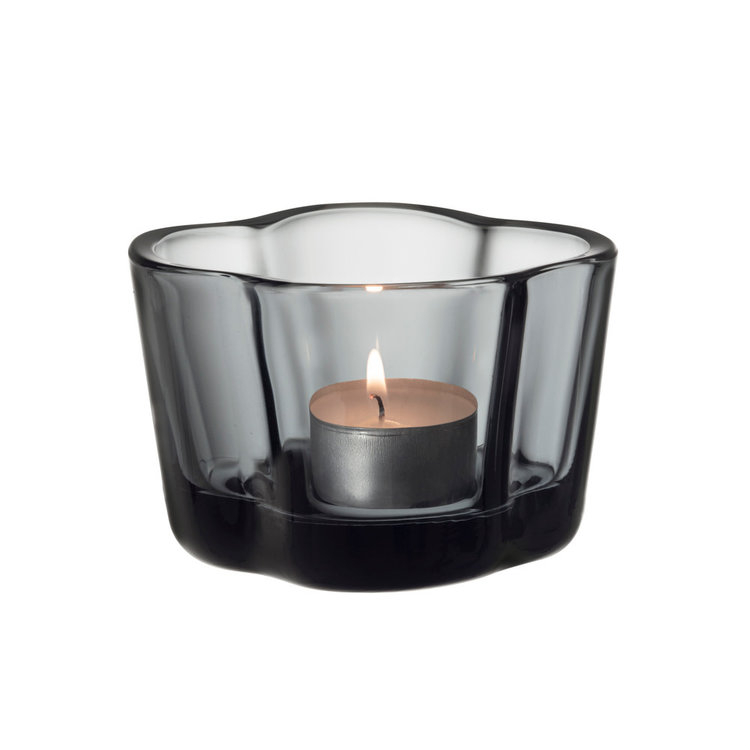 Iittala Aalto tealight candleholder grey