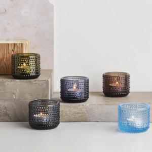 Iittala Kastehelmi tealight candleholder rain