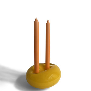 Buro Berger Buro Berger candleholder Atol large yellow