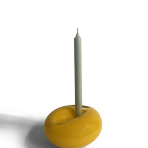 Buro Berger Buro Berger candleholder Atol large yellow