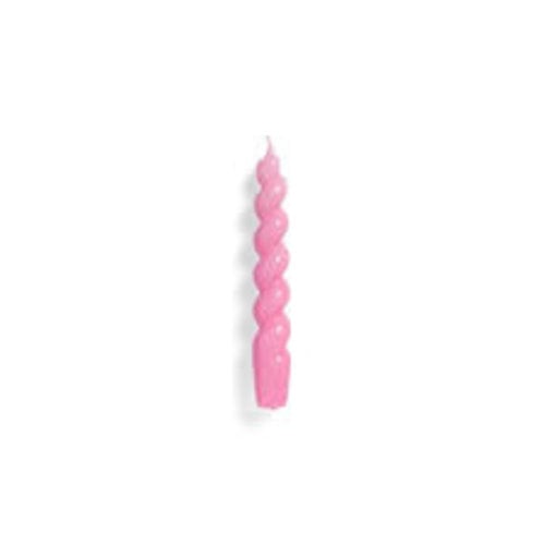 HAY Spiral Candle Dark Pink