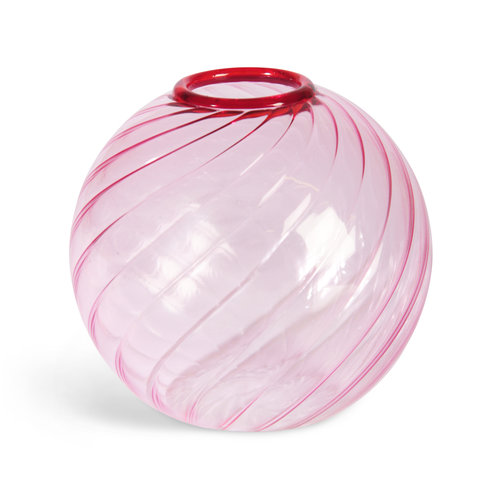 &k amsterdam Vaas Spiral roze &k amsterdam Vaas Spiral roze