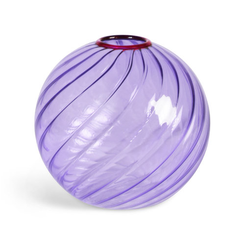 &k amsterdam Vase Spiral purple