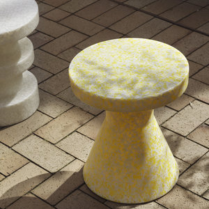 Normann Copenhagen Bit Stool cone yellow